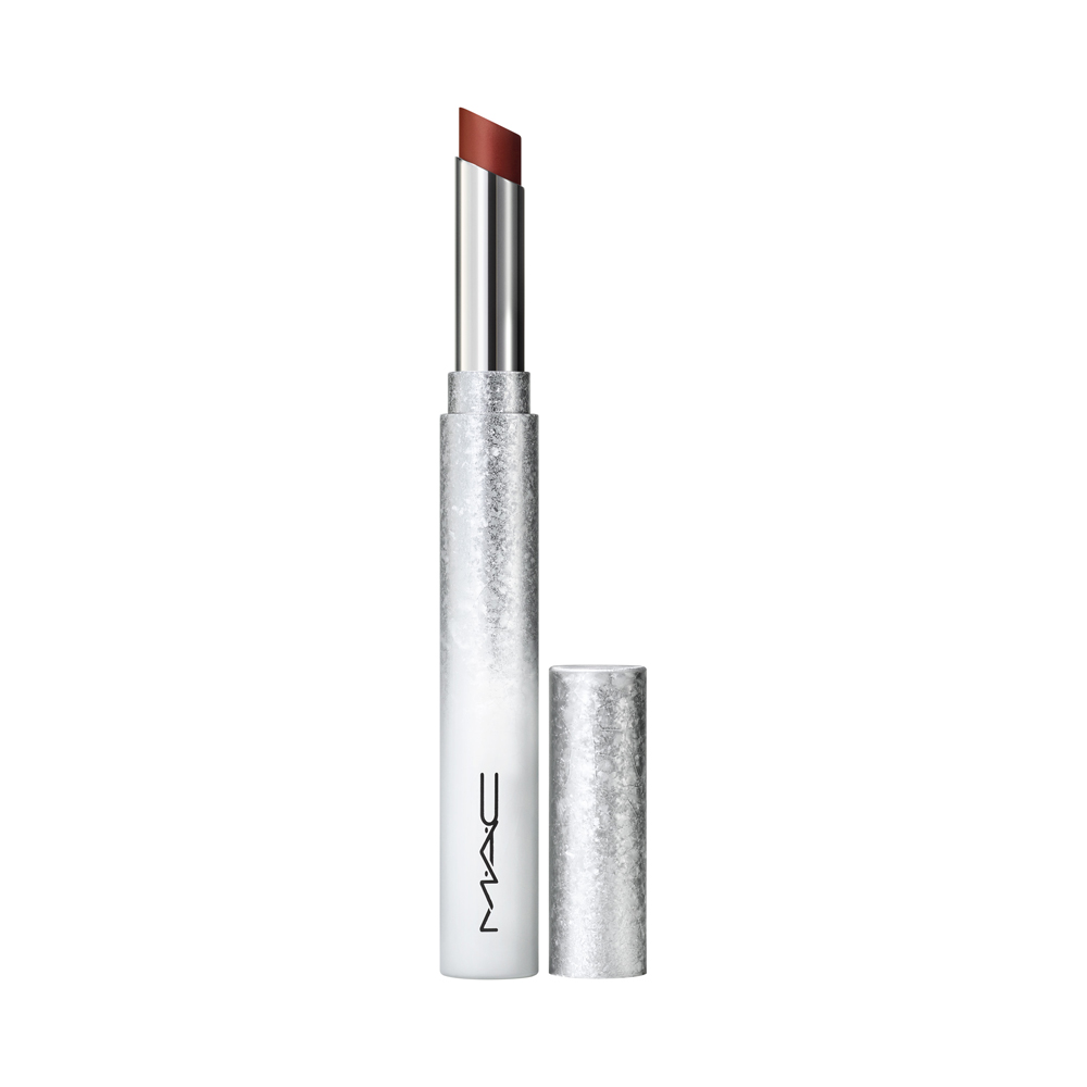 

Помада powder kiss velvet blur slim stick / holiday colour bizzare blizzard Mac, цвет cocoa kisses, вес 2 гр.