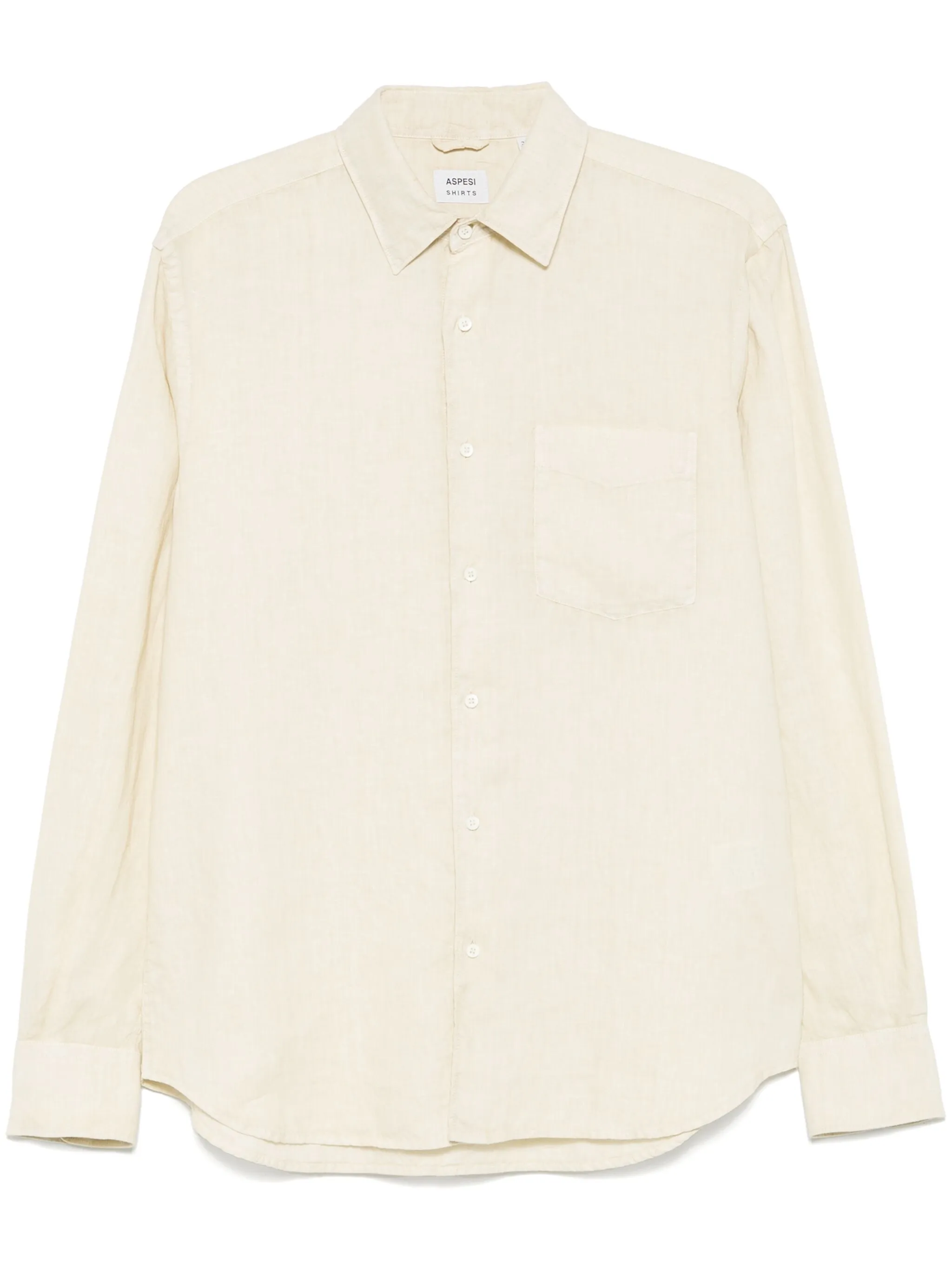 

Льняная рубашка Aspesi, миндальный