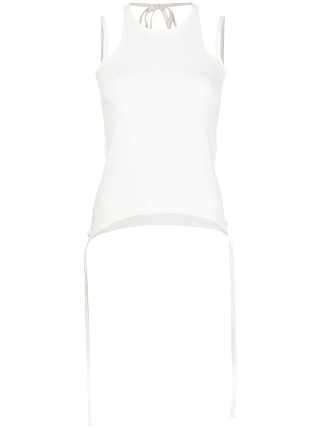 

Dion Lee топ с круглым вырезом, белый
