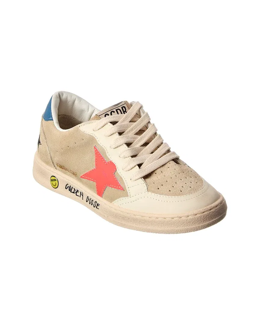 Кроссовки Golden Goose Ball Star из кожи и замши
