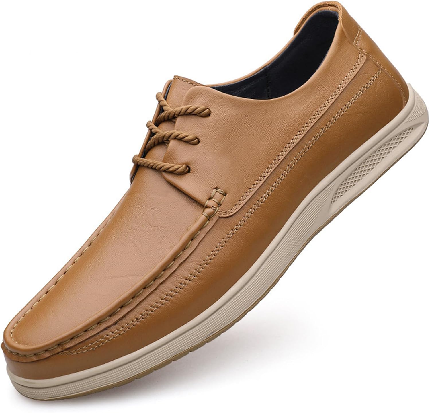 

Мужские кожаные туфли-оксфорды на шнуровке Galonfulty, коричневый