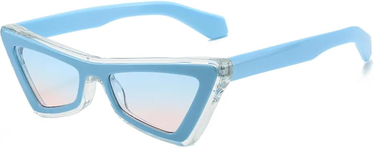 

Солнцезащитные очки с защитой UV400 | Линзы «кошачий глаз» с леопардовым принтом и градиентом | для женщин и мужчин, для занятий спортом на открытом воздухе и вождения DSVIGF, Blue