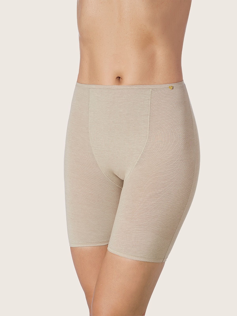 

Бой-шорты zd ZERO DEFECTS Galatea soy fiber short-leg panties, бежевый