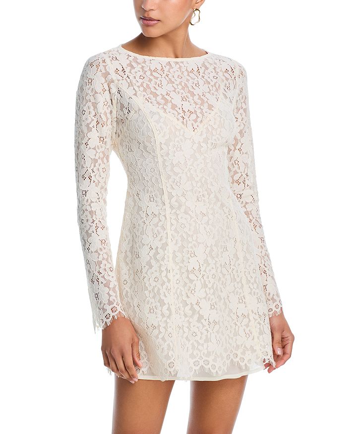 

Платье Milana с кружевом AFRM, белый