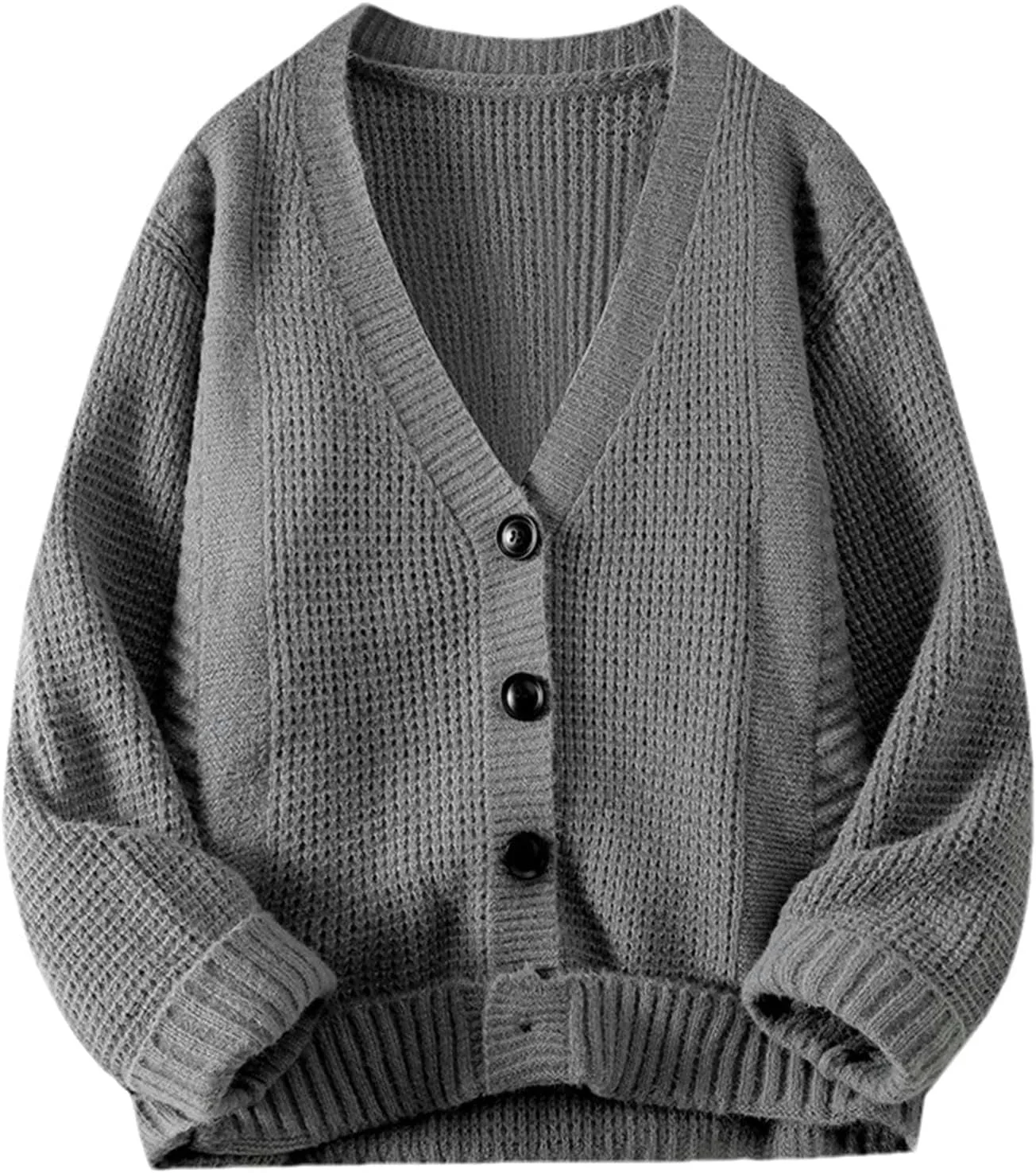 

Мужской кардиган с V-образным вырезом и длинными рукавами GaoLeAve