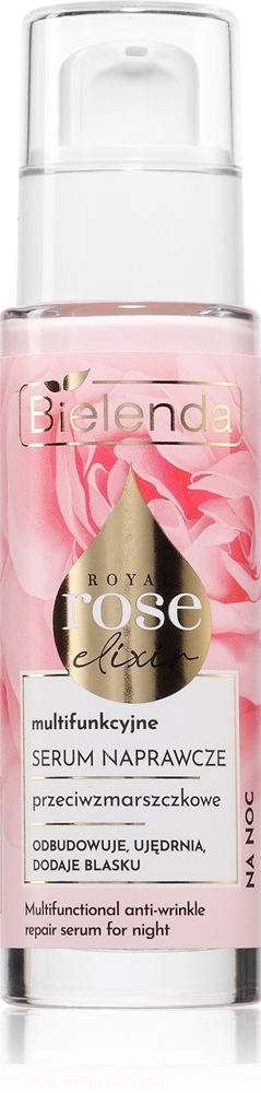 

Королевский розовый эликсир, сыворотка против морщин, ночное средство Bielenda, 30 мл
