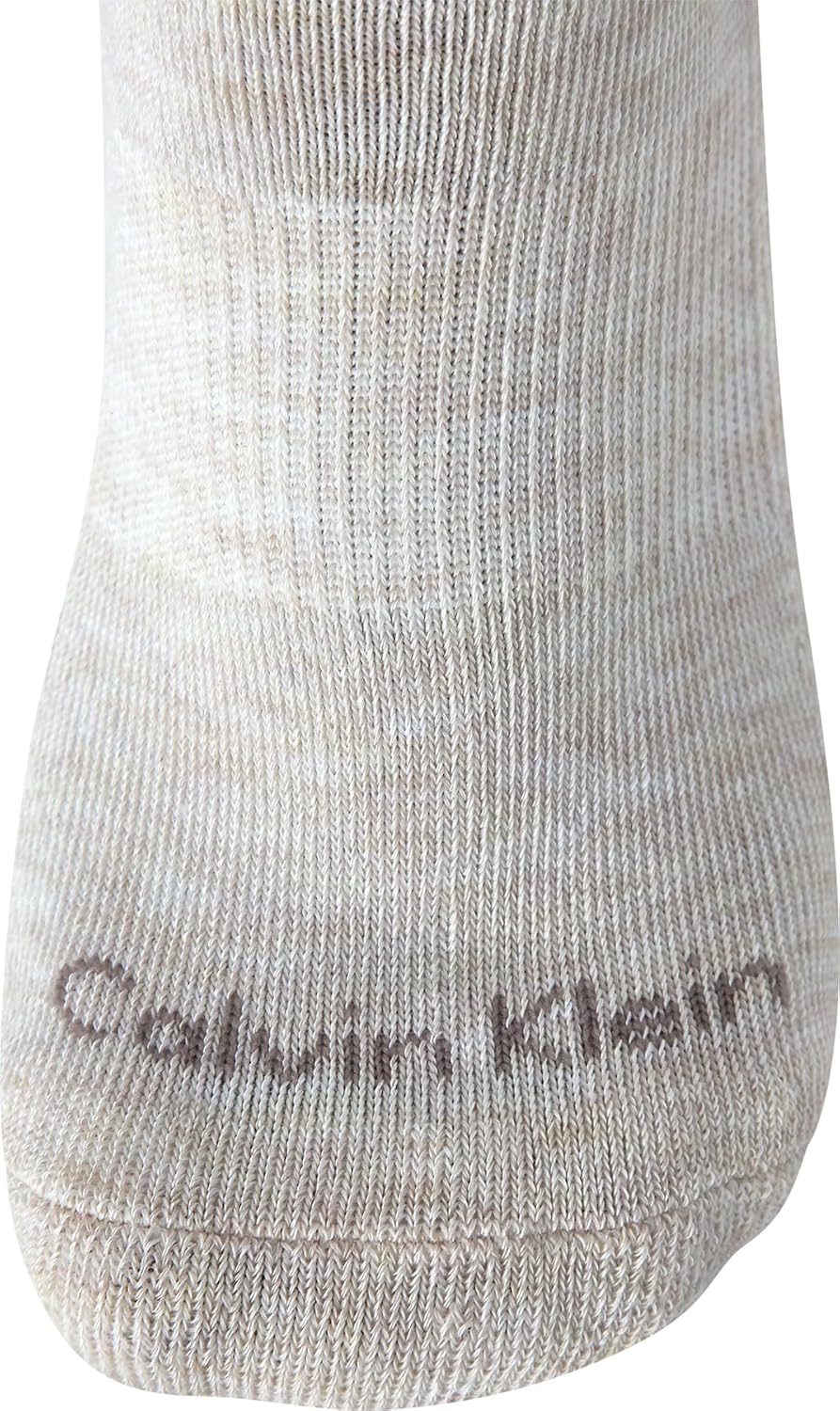 Женские носки Calvin Klein Crew - 8 пар, мягкие, дышащие, спортивные носки до середины голени для женщин (размер обуви: 4-10), Beige Assorted — фото 4