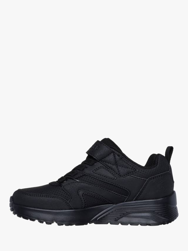 Детские школьные кроссовки Street Uno Lite Echo Surge на шнурках с липучкой Riptape Skechers — фото 3