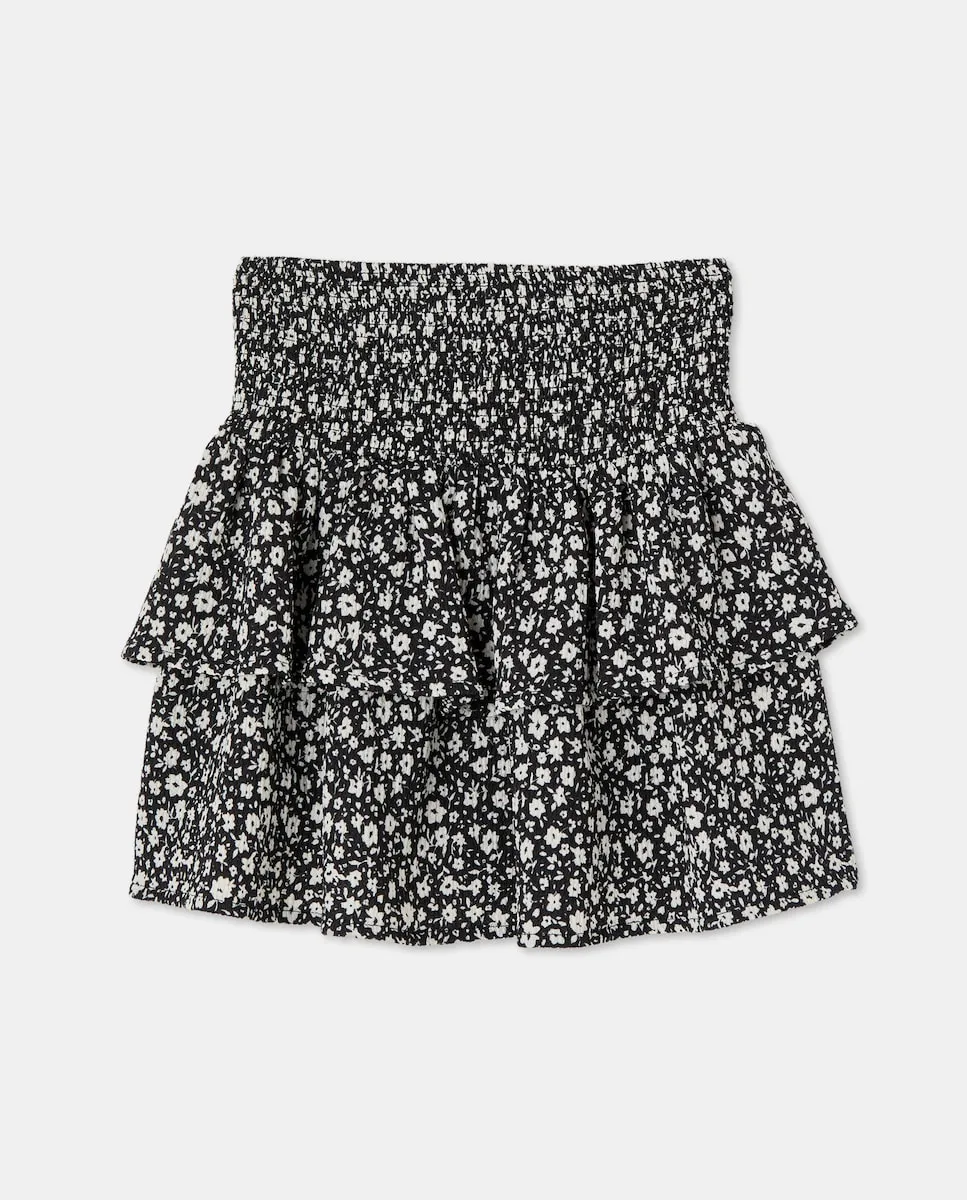 

Детская юбка с двойной оборкой Kids El Corte Inglés, черный