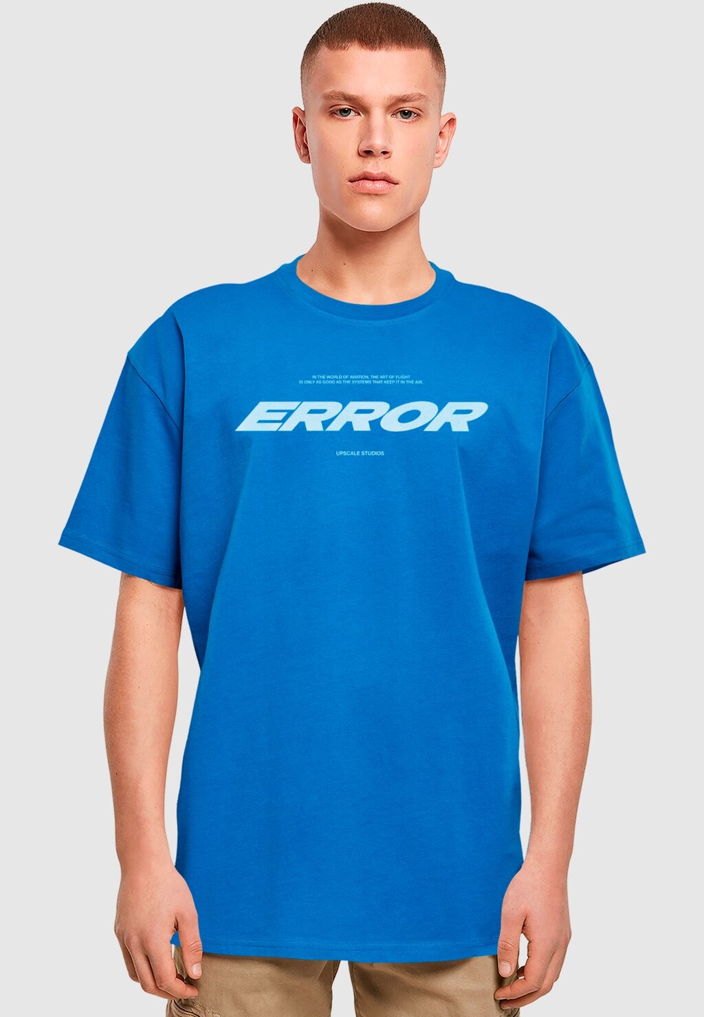 

Футболка с принтом ERROR WORDING Upscale by Mister Tee, синий