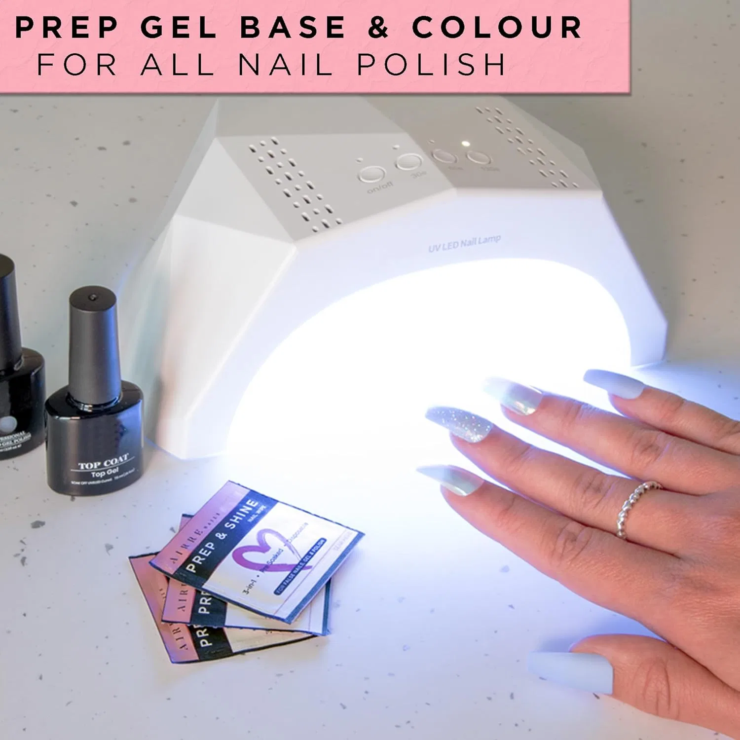 Салфетки для ногтей Airre Prep & Shine, 220 штук Airre Nails, 220 — фото 3