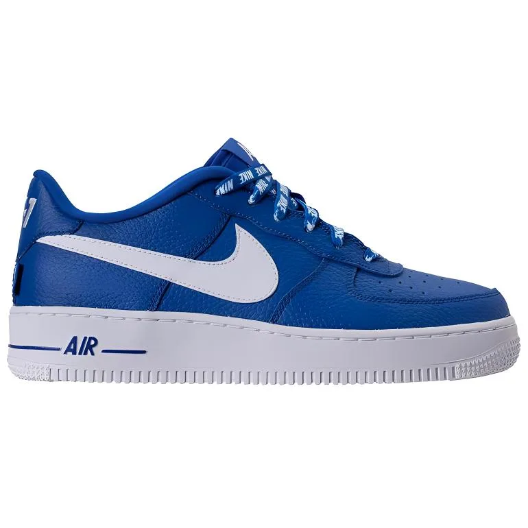 Кроссовки Air Force 1 LV8 Low GS Game Royal Nike, синий белый — фото 3