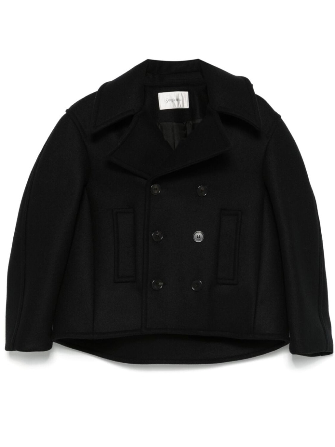 

Saint Laurent шерстяной пиджак, черный