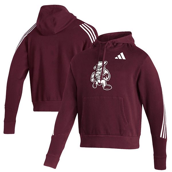 Мужской бордовый худи Texas A&M Aggies Ol' Sarge Adidas