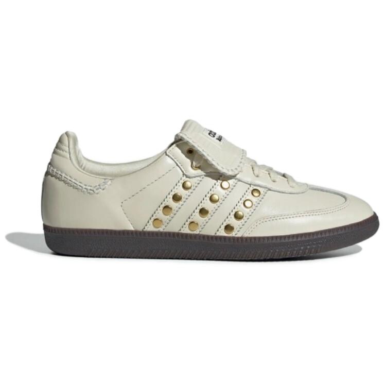 Мужские кроссовки для скейтбординга adidas originals Samba Series, White/Gold — фото 2