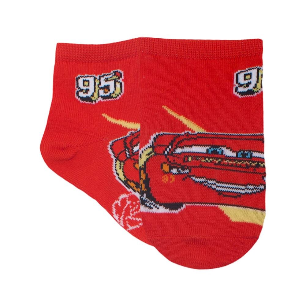 Носки четверти выреза Kachow для малышей Disney/Pixar's Cars 3 Licensed Character, цвет Cars — фото 3