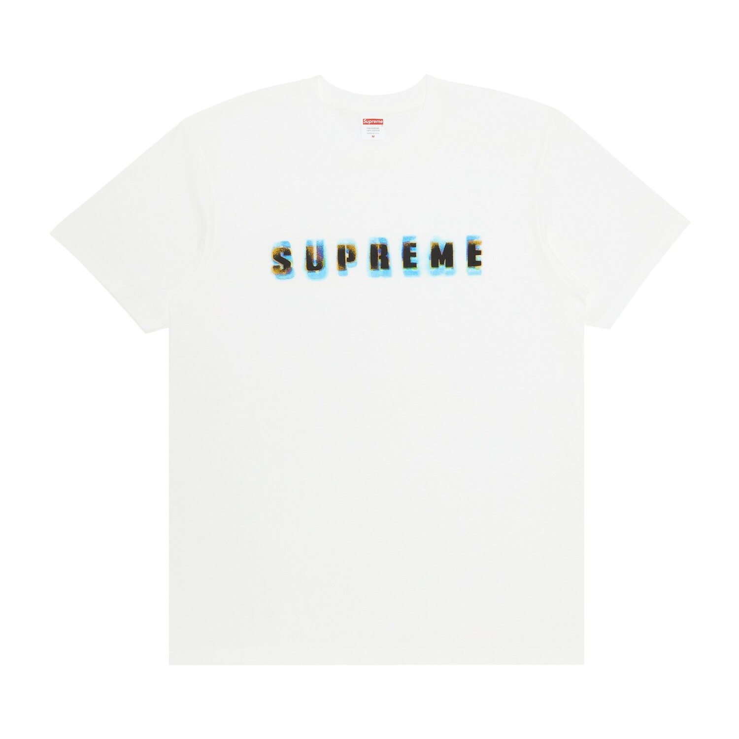 

Футболка Supreme Stencil, белая, Белый, Футболка Supreme Stencil, белая