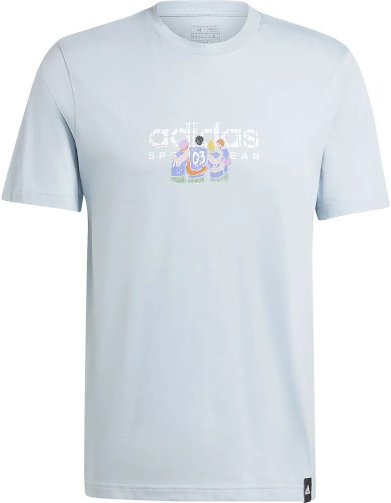 Футболка adidas Codes Linear Graphic — фото 4