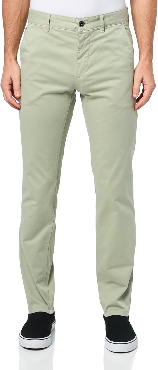 

BOSS Мужские техно-твиловые брюки-чинос Slim Fit, Moss Green