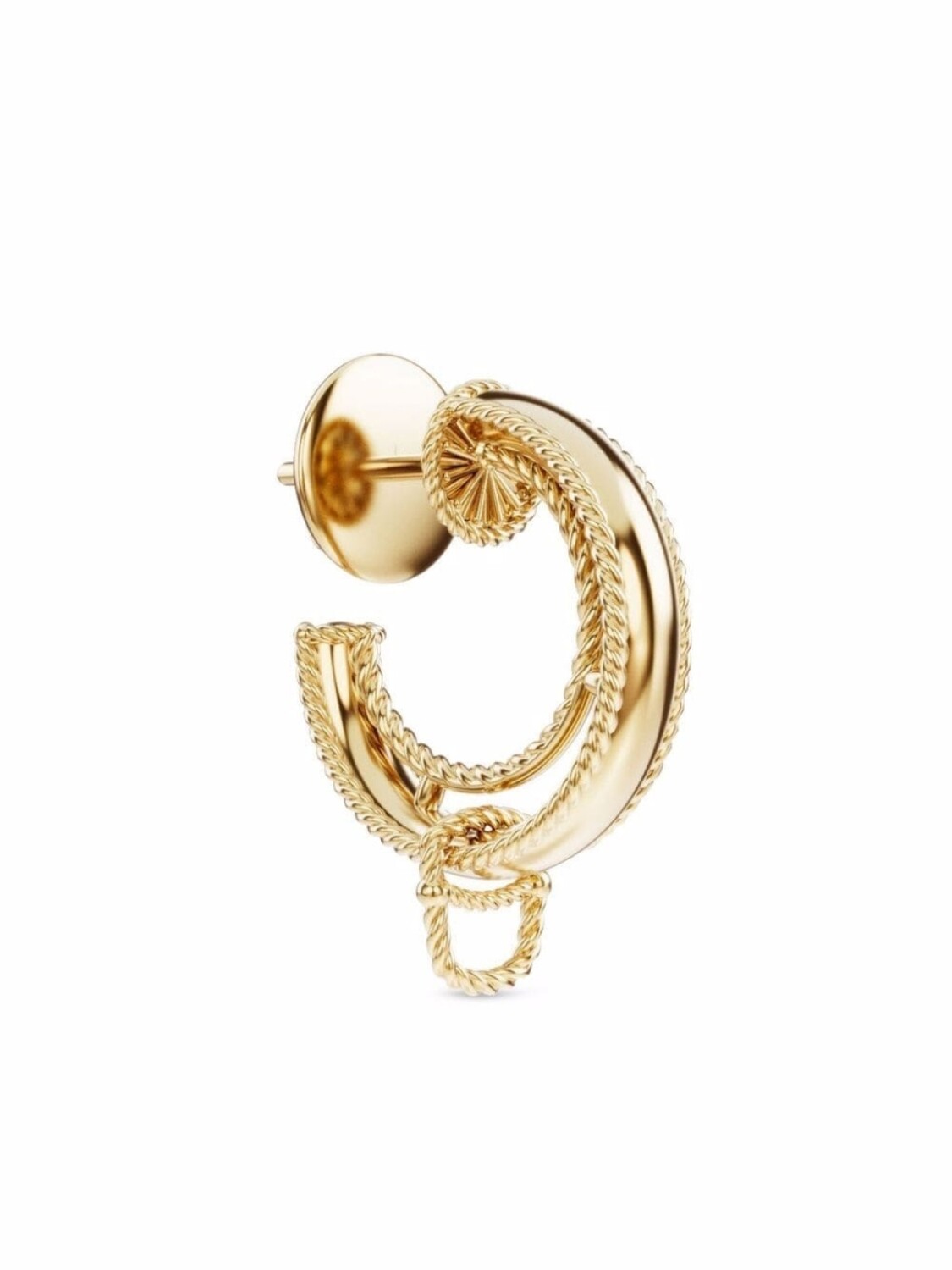 

Серьга-кольцо Alphabet из желтого золота Dolce & Gabbana, золотой