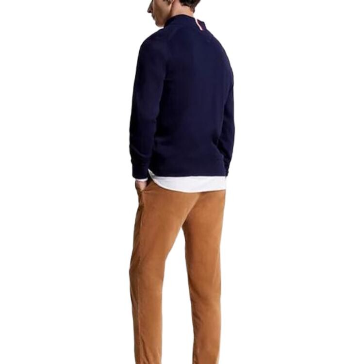 Кашемировый свитер мужской темно-синий Tommy Hilfiger, синий — фото 4
