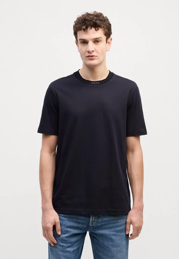 Tee 5 базовая футболка Boss, Dark Blue — фото 3