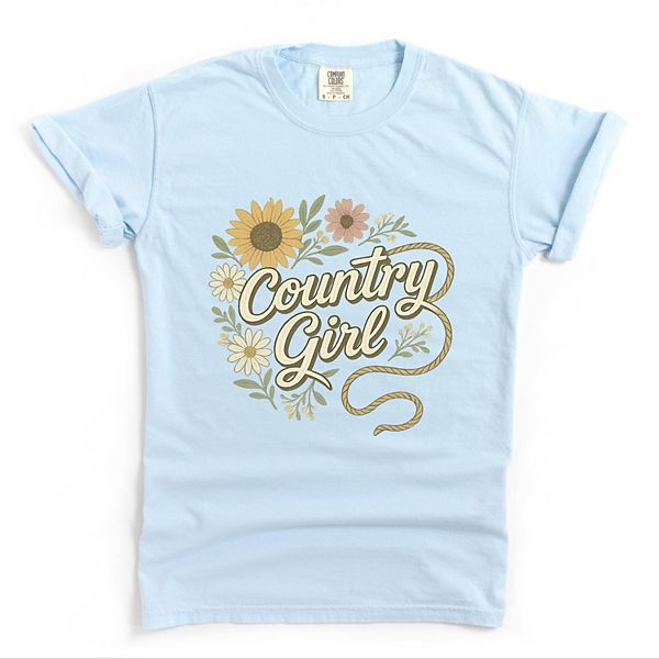 

Футболка женская Country girl rope watercolor Simply Sage Market, Chambray