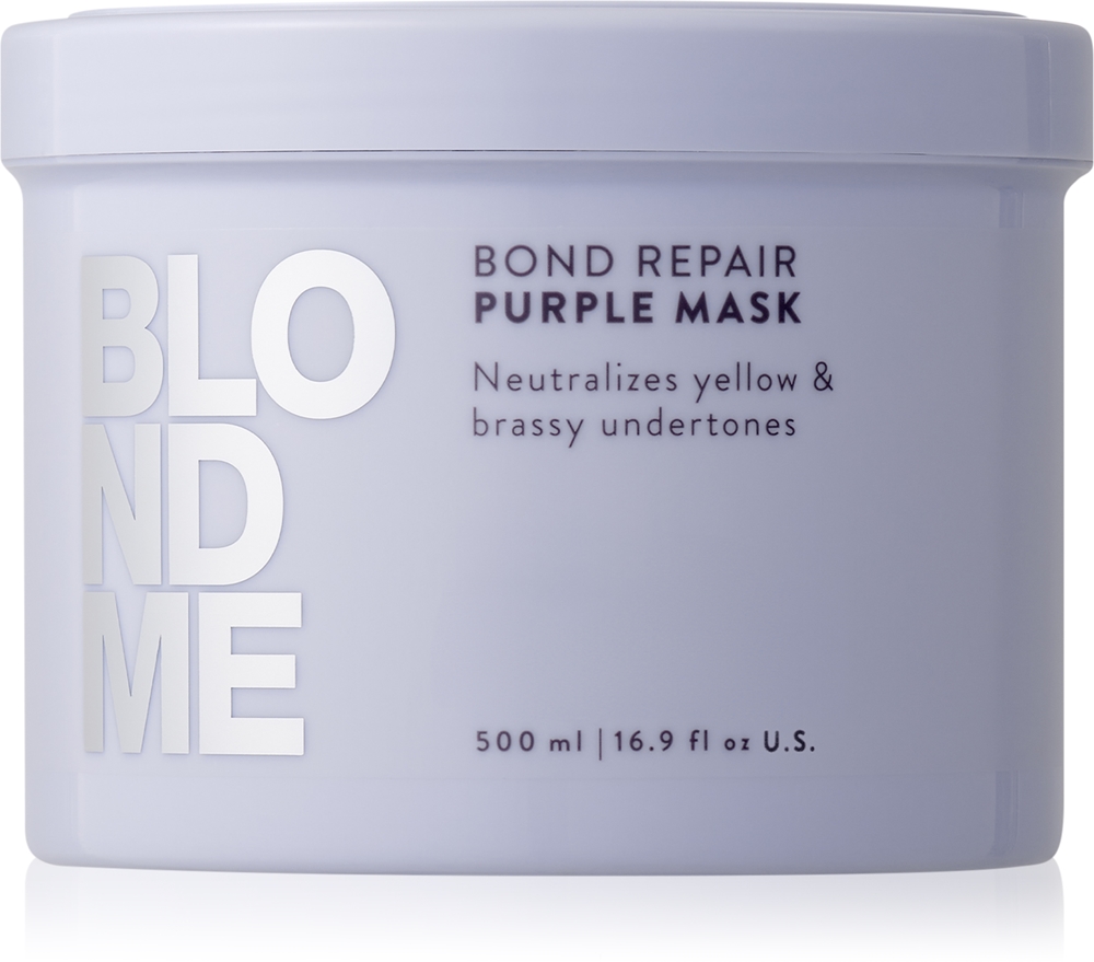

Маска для волос Blondme Bond Repair Purple Mask для нейтрализации желтизны Schwarzkopf Professional, 500 мл