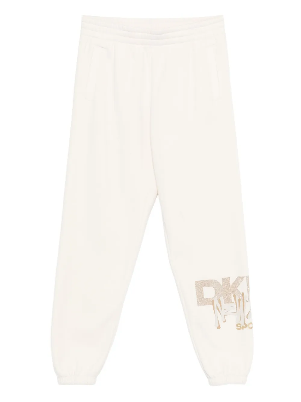 

Спортивные брюки из смесового хлопка DKNY, белый