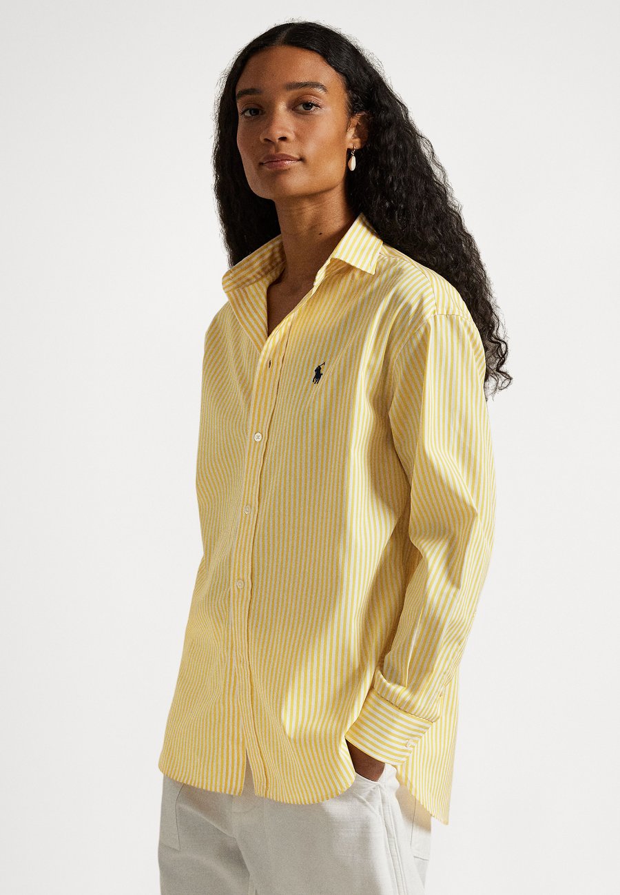 

Блуза Polo Ralph Lauren RELAXED FIT STRIPED COTTON SHIRT, Yellow/White/Yellow