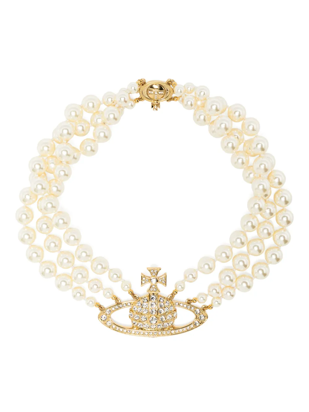 

Колье-чокер Bas Relief Vivienne Westwood, нейтральный