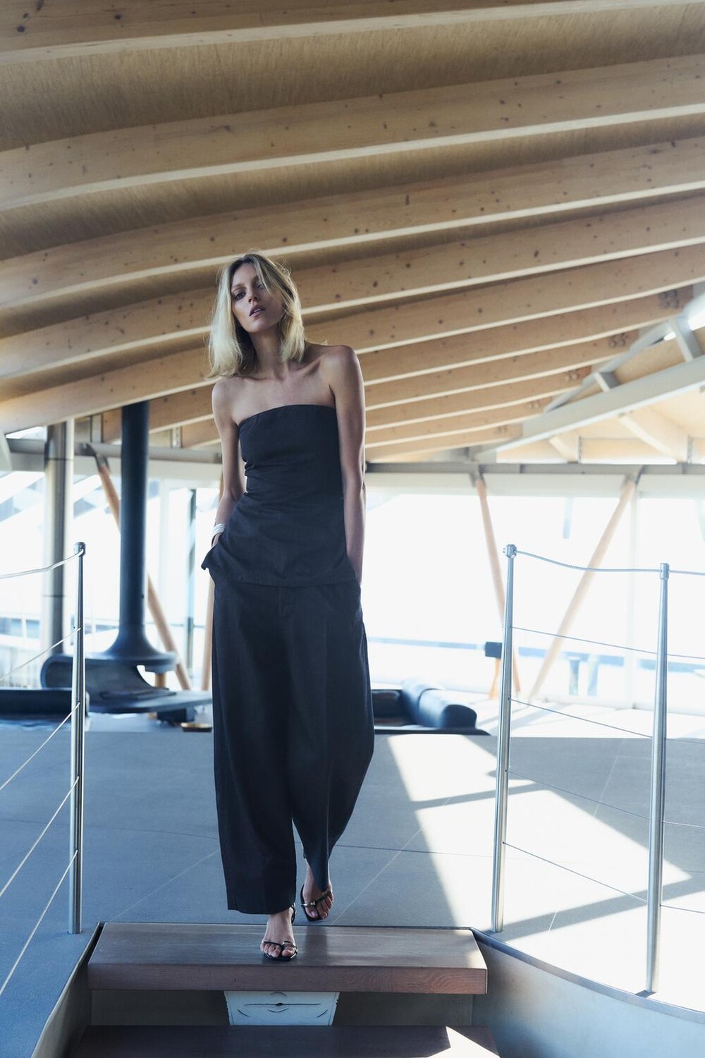 

Джинсы со средней посадкой ZARA, синий