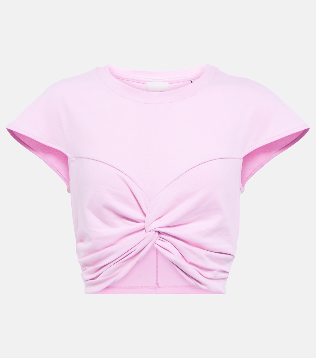 

Укороченный топ из хлопкового джерси Zineae Isabel Marant, Light Pink