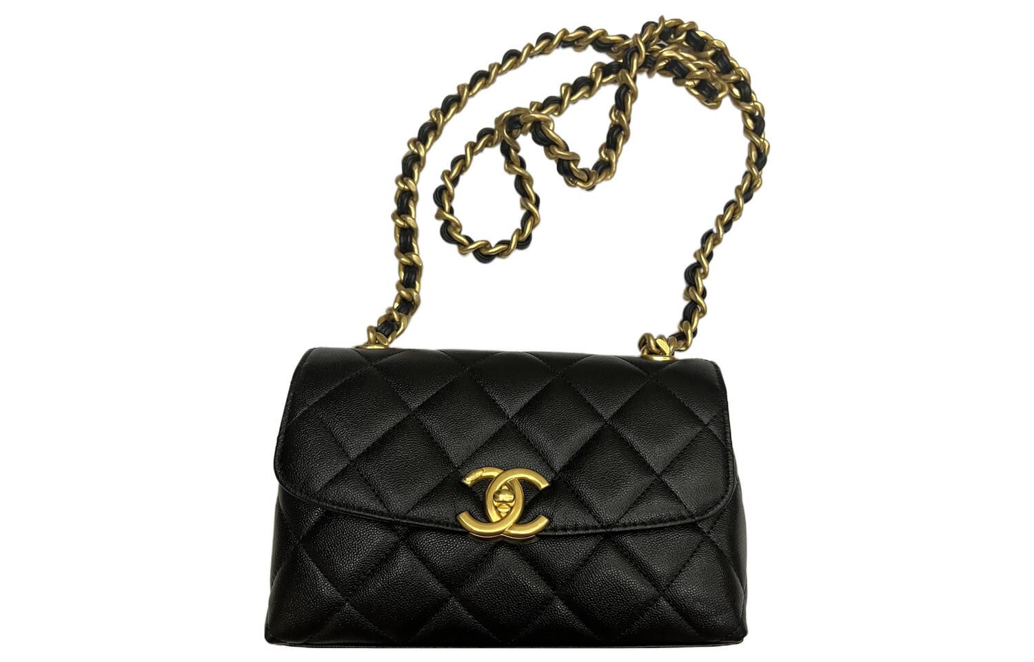 

CHANEL Кожаная сумка через плечо