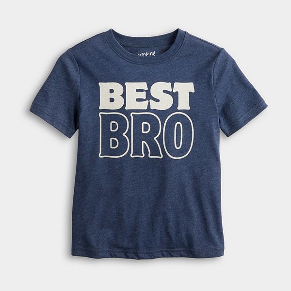 

Футболка с принтом для мальчиков 4-12 лет Jumping Beans, Navy Best Bro