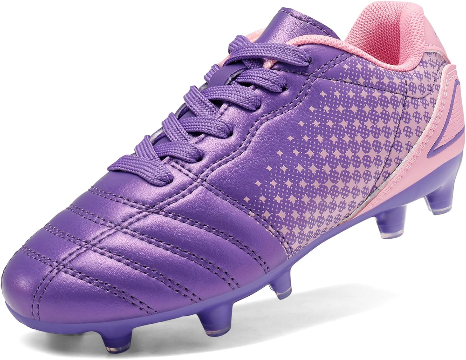 

Кроссовки DREAM PAIRS для мальчиков и девочек для активного отдыха на улице, футбольная обувь для маленьких и больших детей, фиолетовый/розовый