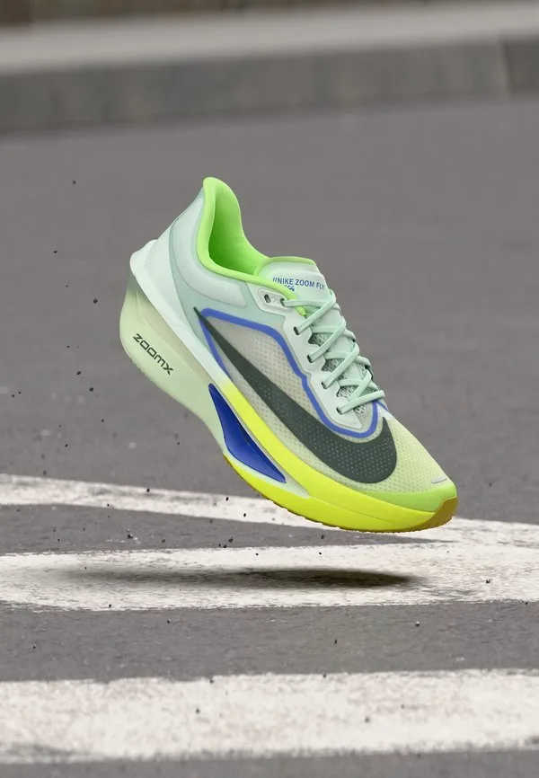 Кроссовки для бега по шоссе zoom fly 6 Nike Performance, Barely Green/Black Spruce/Volt Ice/Sapphire/Volt Tint/Steam