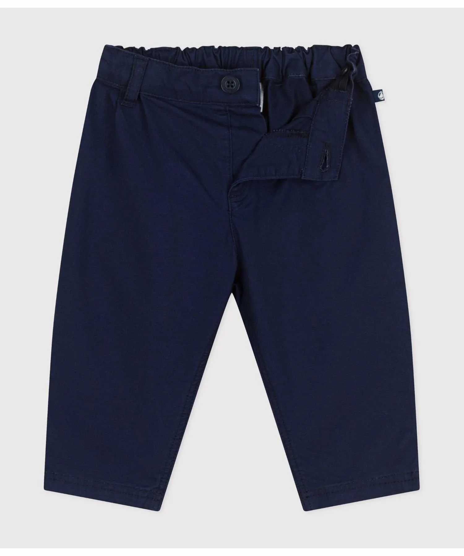 Брюки из саржи PETIT BATEAU, Navy — фото 4