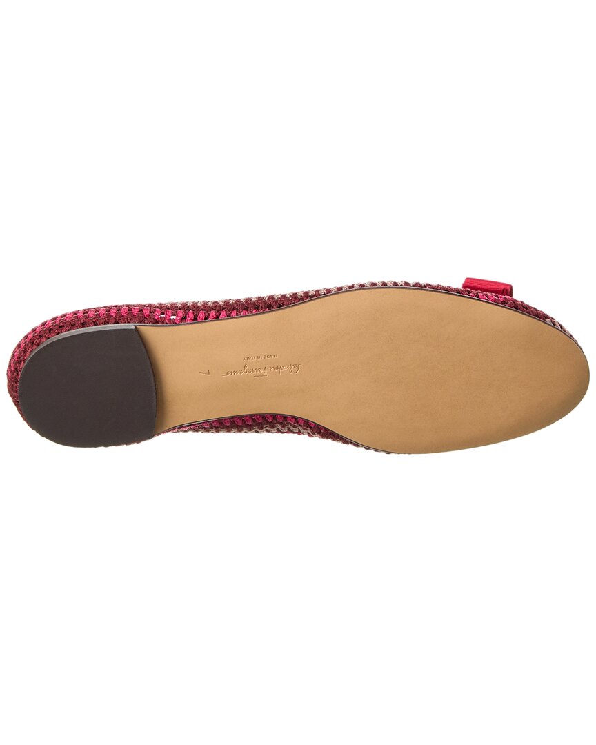 Ferragamo Varina балетки Salvatore Ferragamo, красный — фото 4