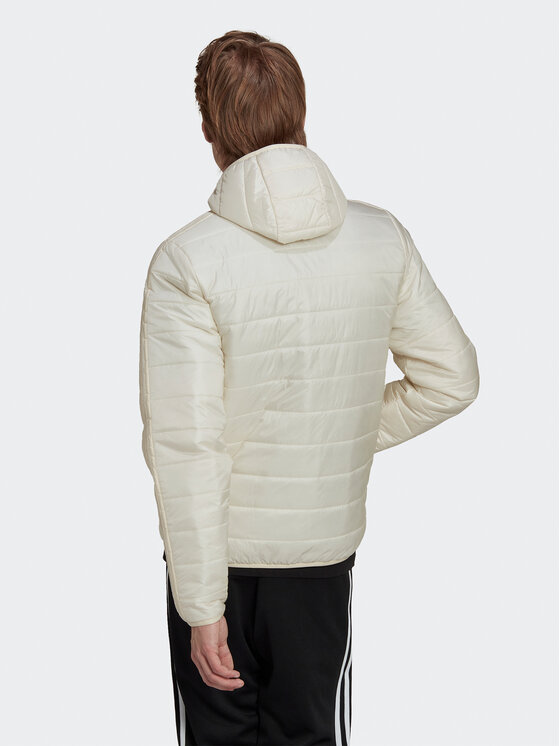 Пуховик regular fit Padded Hooded Puffer Jacket HL9213 Adidas, бежевый — фото 3