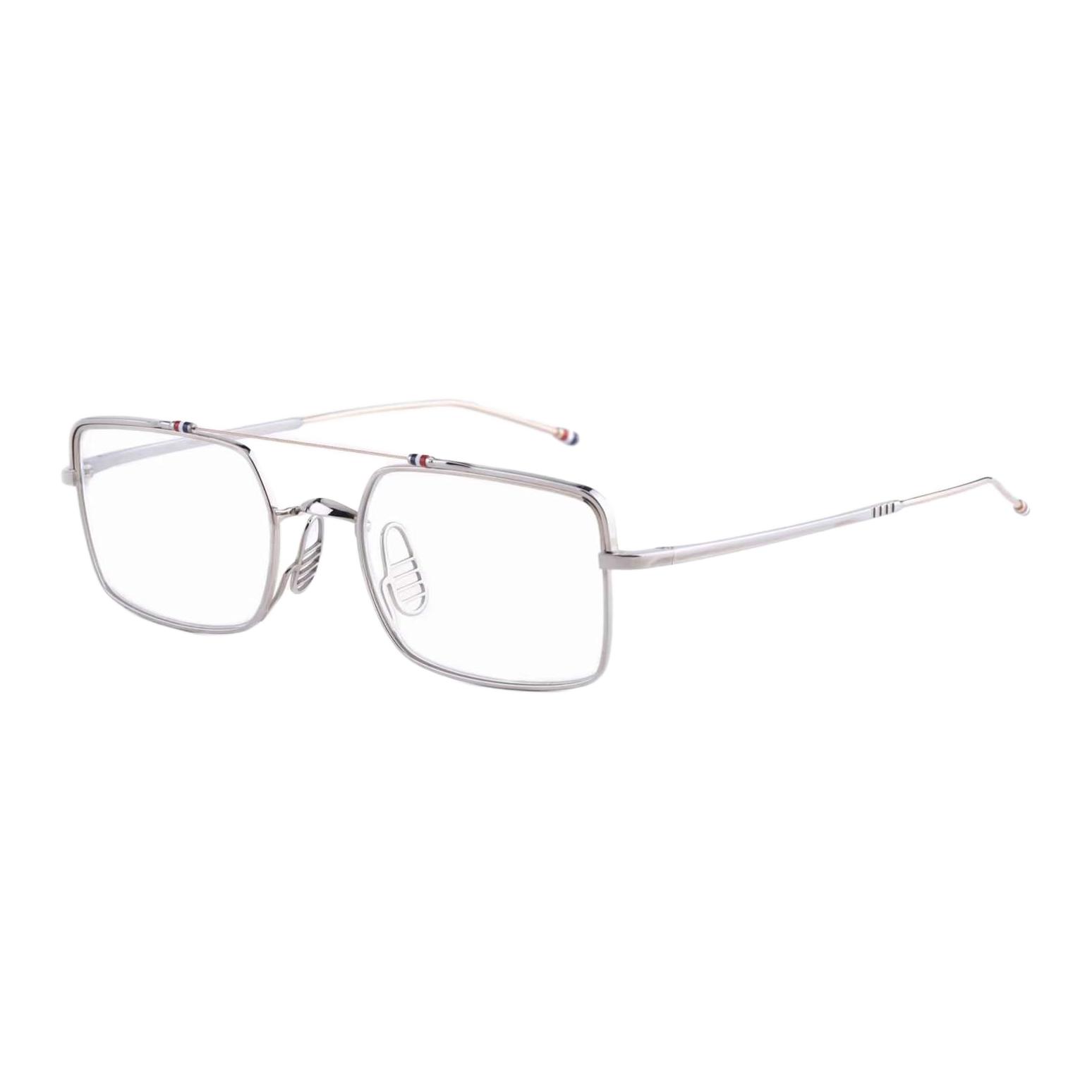 

THOM BROWNE Серебряные авиаторские очки из сплава унисекс, Silver