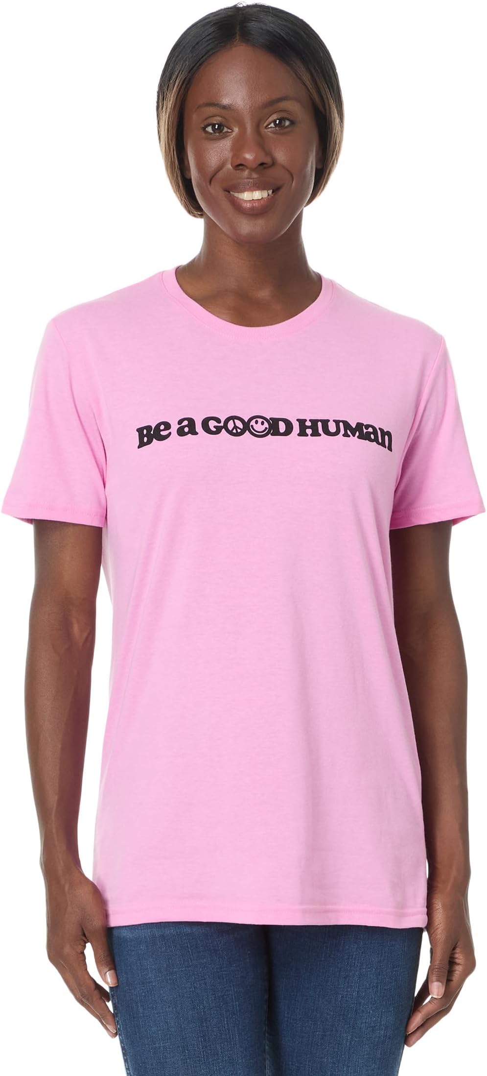 

Футболка The Phluid Project Be A Good Human Premium Blend Short Sleeve Tee, цвет Strawberry