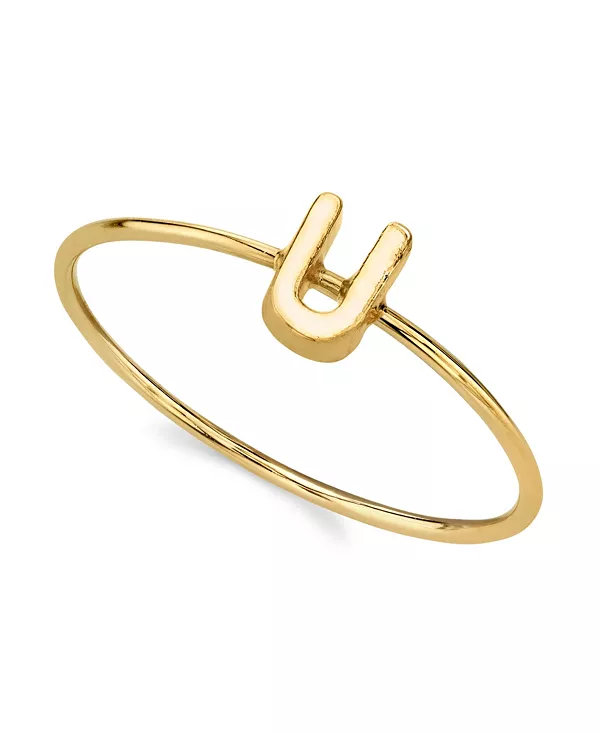 

Кольцо с инициалами из 14-каратного золота 2028, u