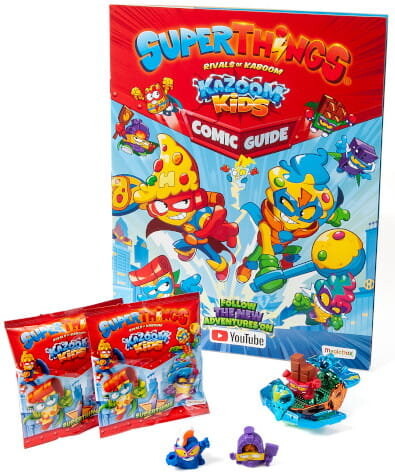 

Слайдер комиксов Super Zings Things Series 8, 3 фигурки Magic Box