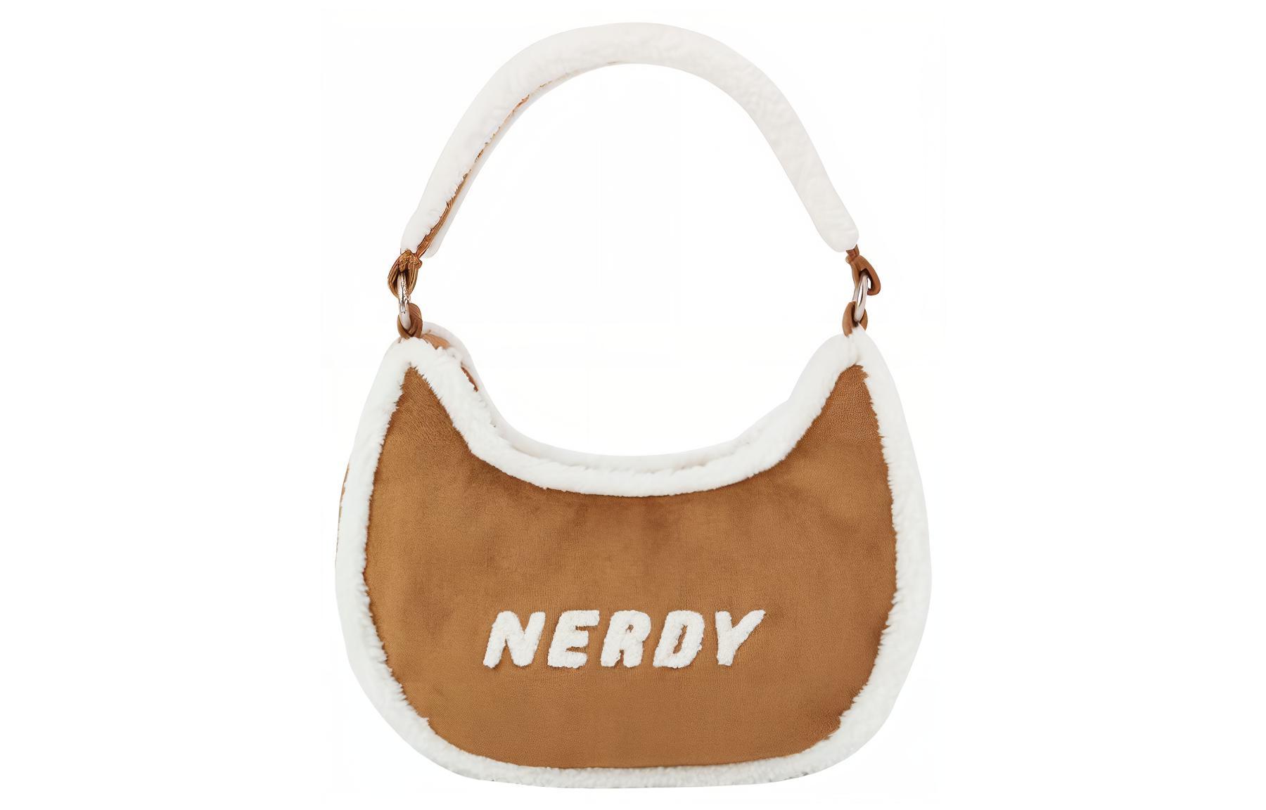 

Nerdy Полиэстеровая сумка хобо, Brown