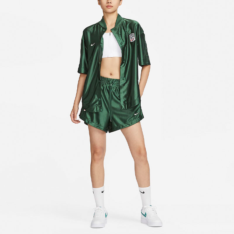 Спортивная одежда As W Nsw Hr Breakaway Short Green Nike — фото 3