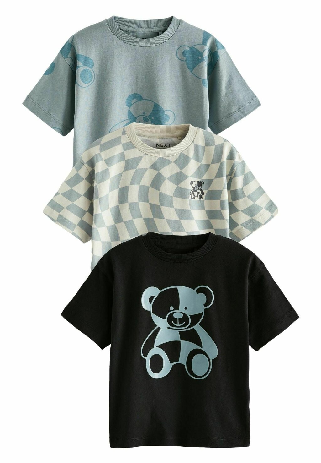 

НАБОР С КОРОТКИМ РУКАВОМ CHARACTER 3 — футболка с принтом SHORT SLEEVE CHARACTER 3 PACK Next, цвет blue black