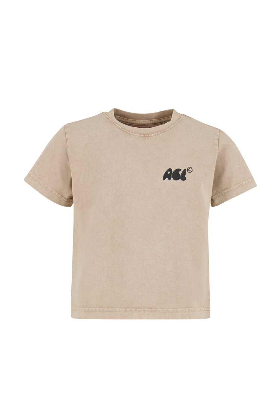 Футболка Another Cotton Lab CACAO DEPARTMENT WASHED, Beige