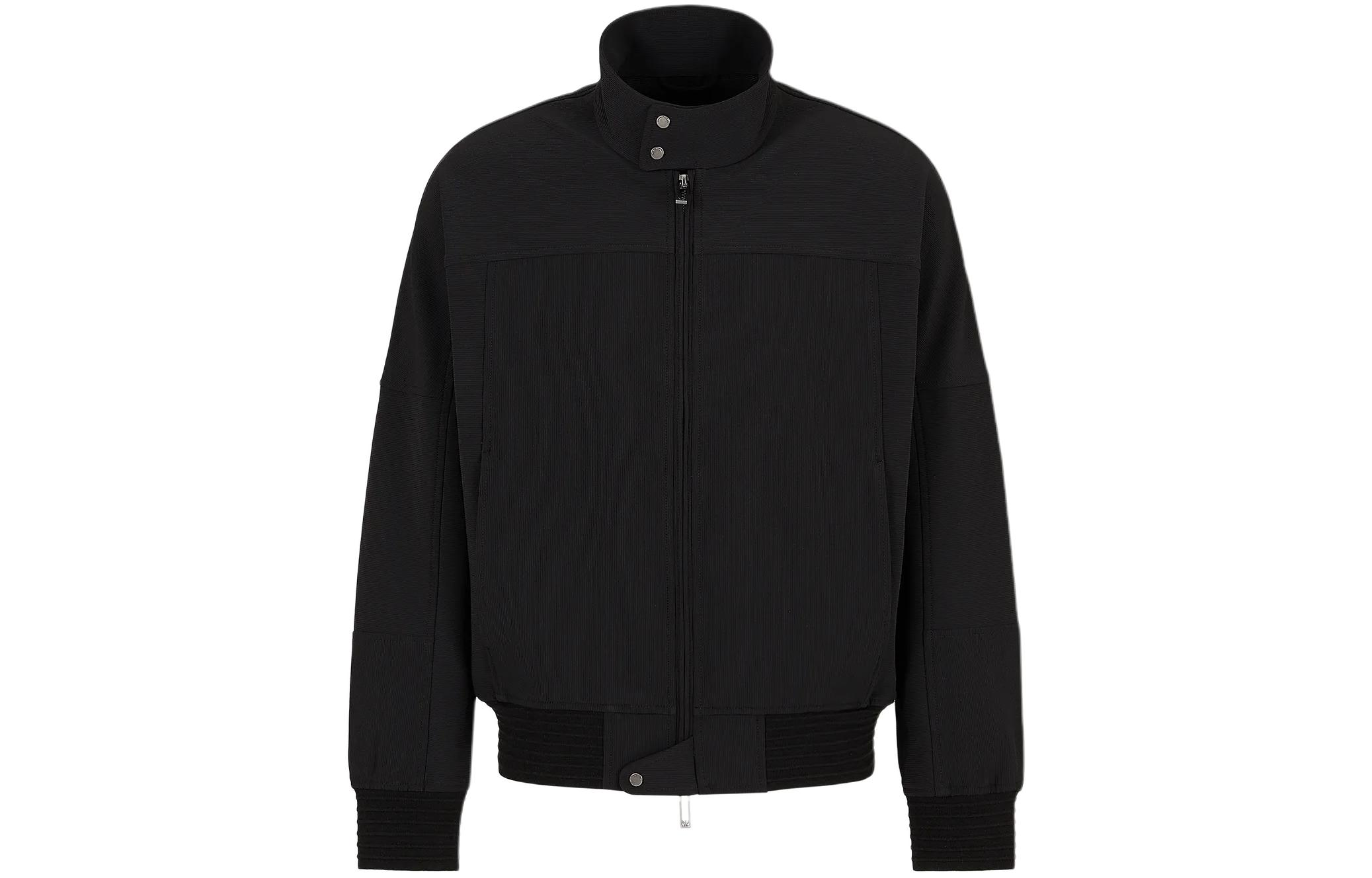 

Куртка Canneté Fabric Blouson с молнией EMPORIO ARMANI, черный
