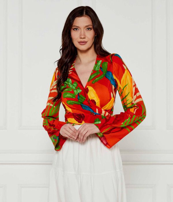 

Блуза багамские острова блоха Slim fit Desigual, оранжевый